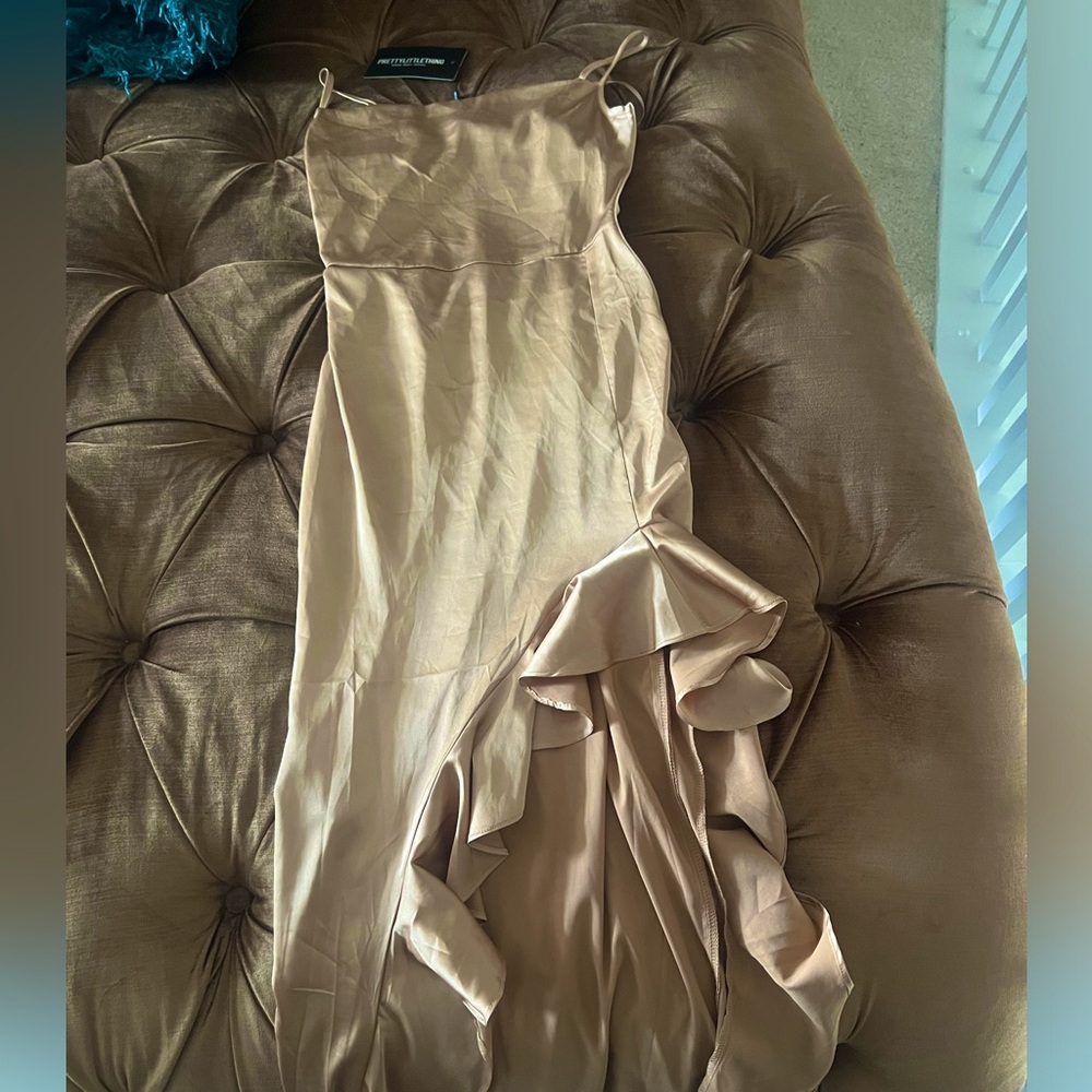 Gold PRETTY LITTLE THING dress